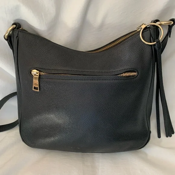 Coach black 'Chaise' pebbled leather crossbody bag/purse - Picture 5 of 14